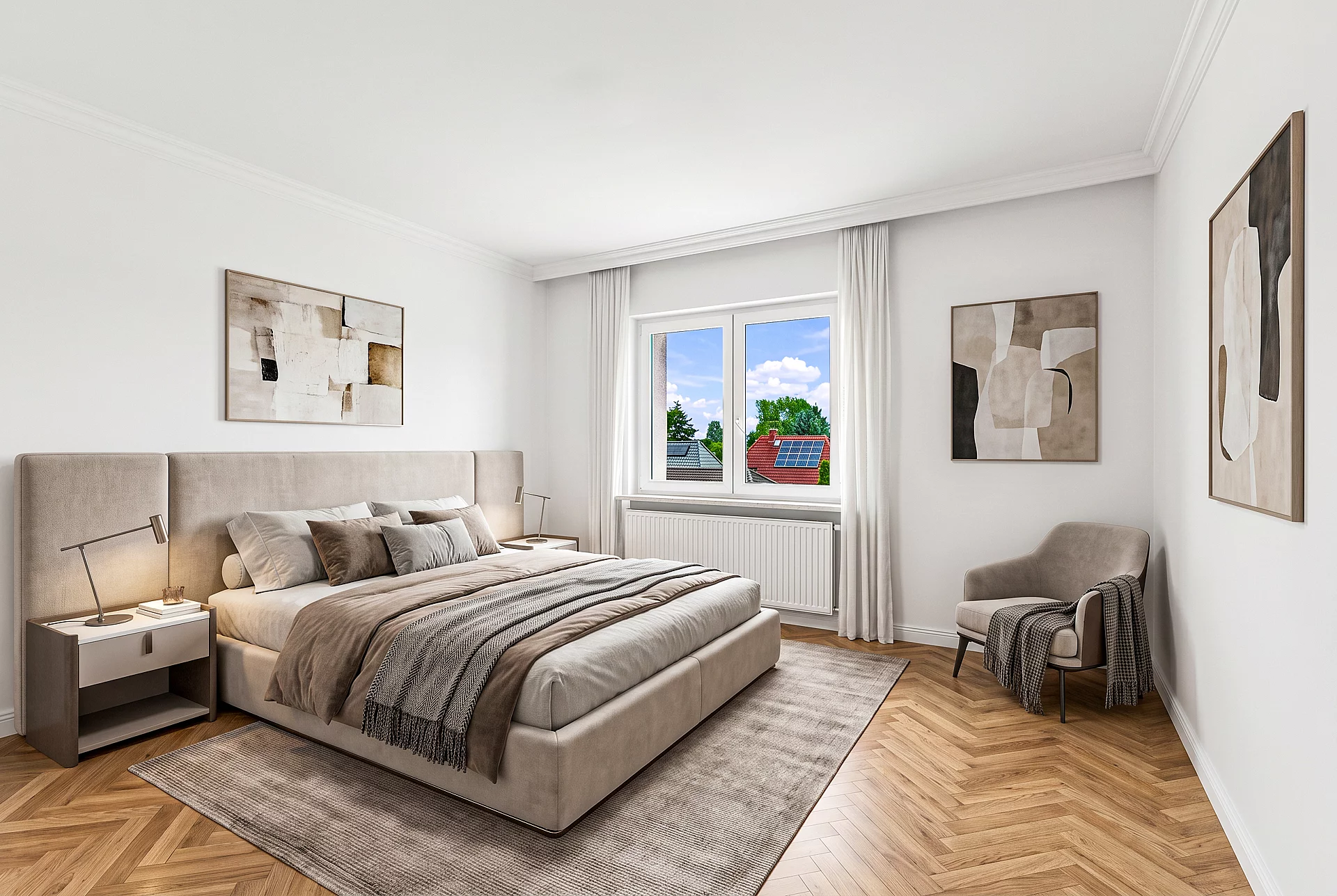 Staged bed 1