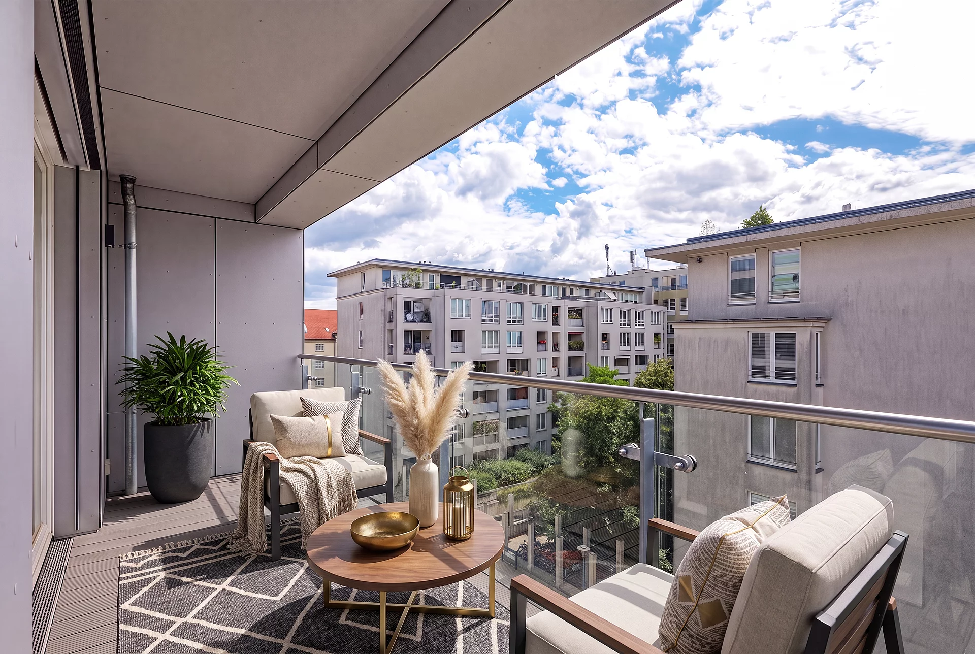 staged Balkon