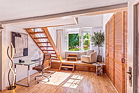 Schlafzimmer staged