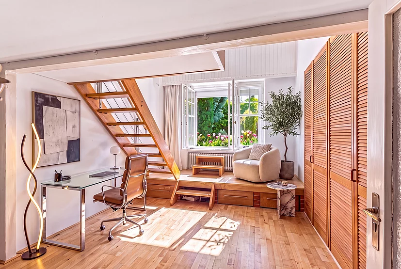 Schlafzimmer staged