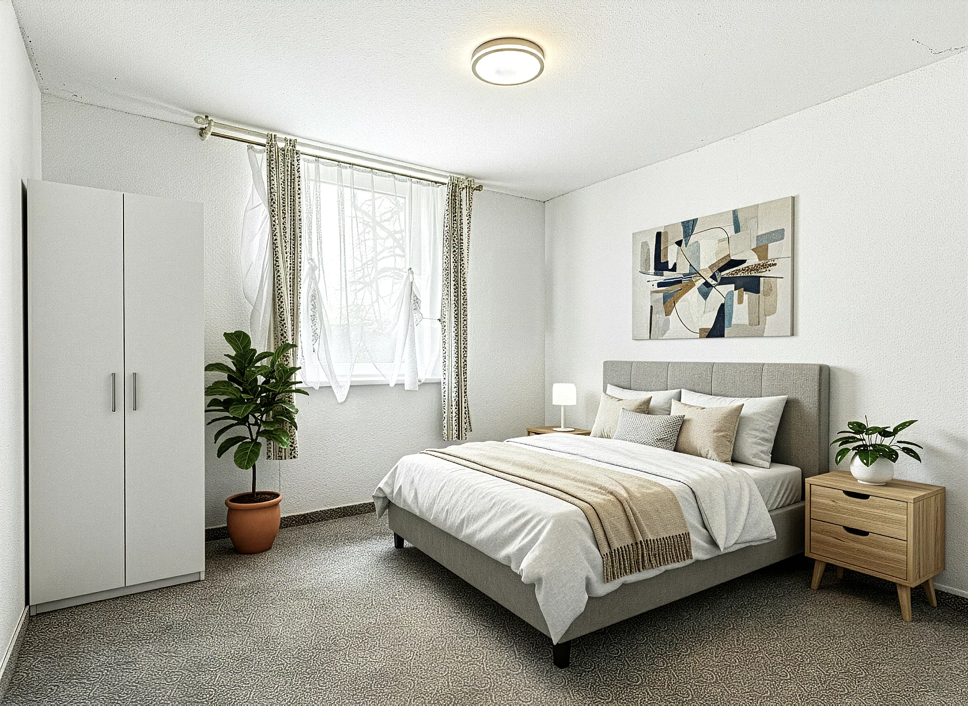 Staged BEDROOM upstairs