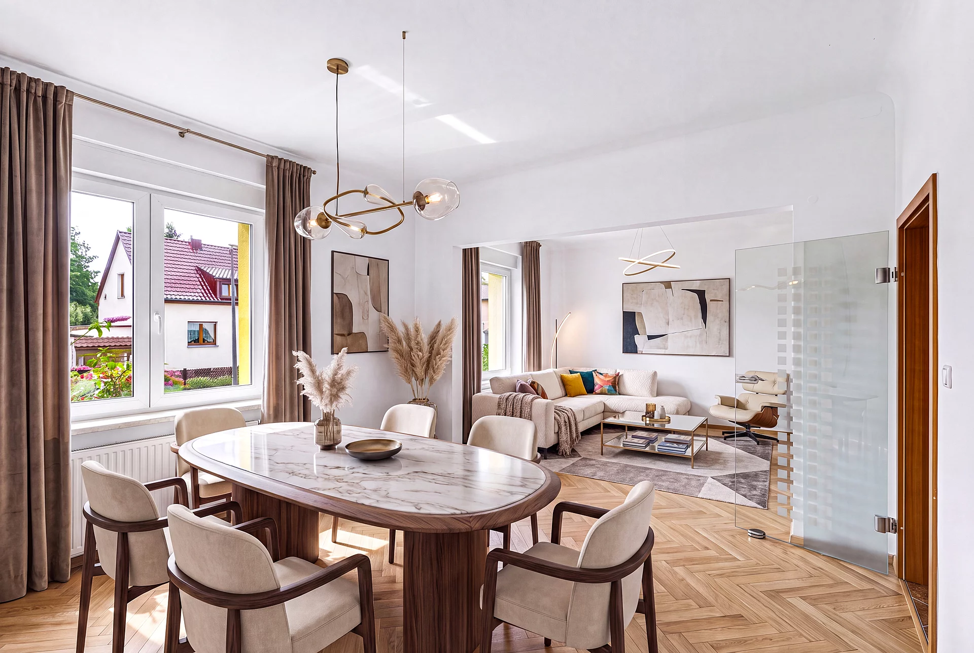 Staged living dining