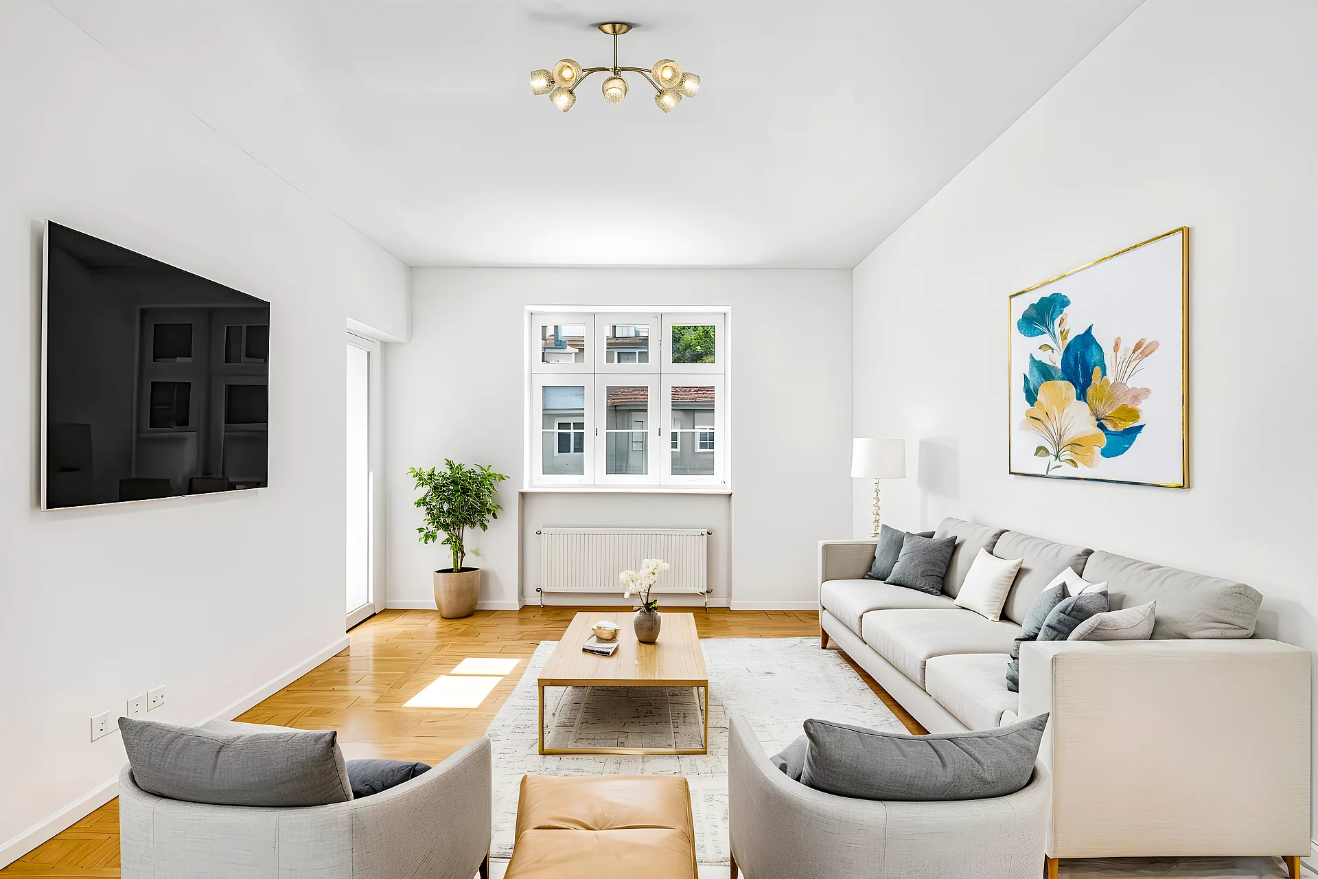 Wohnzimmer Staging