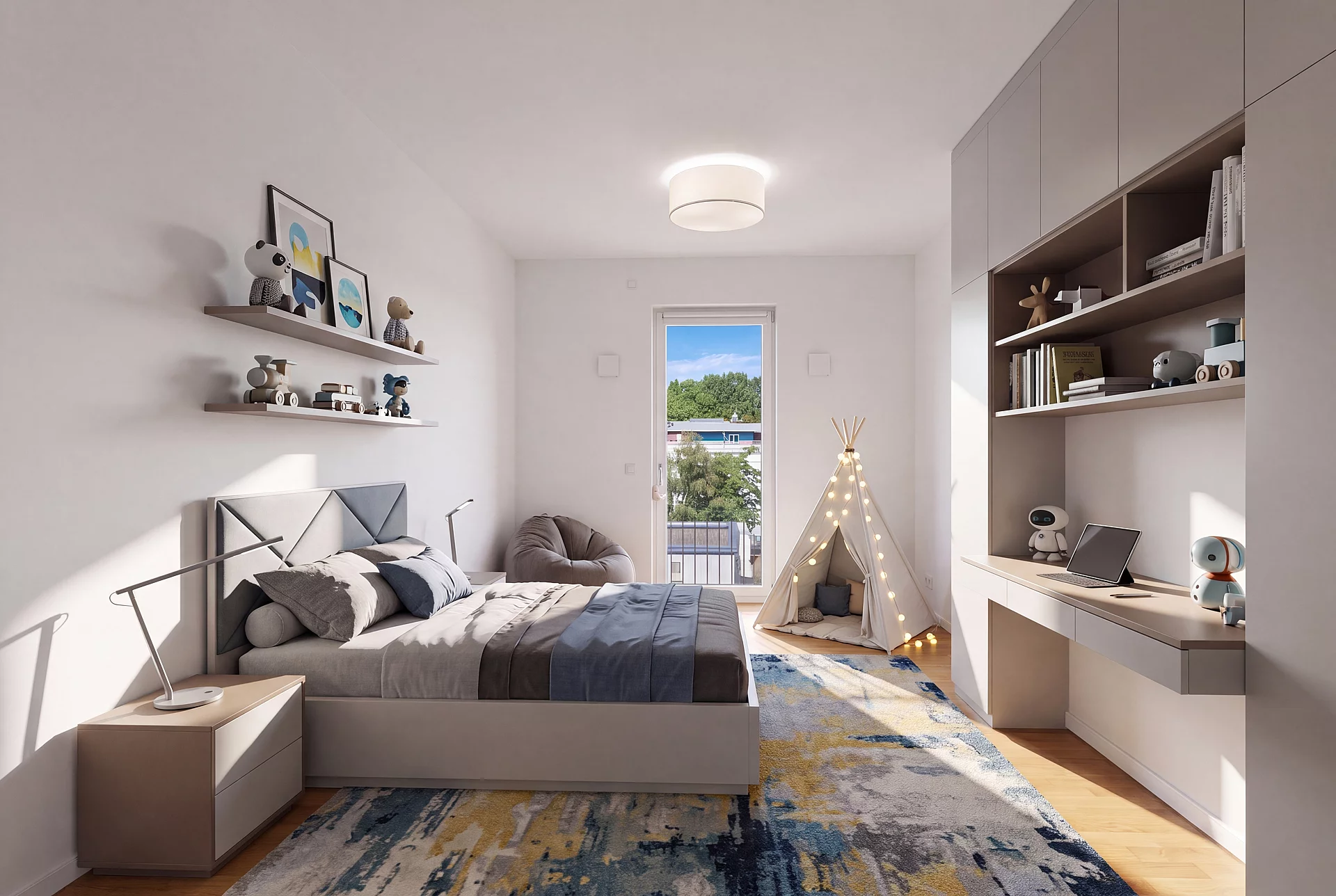 staged Schlafzimmer 2