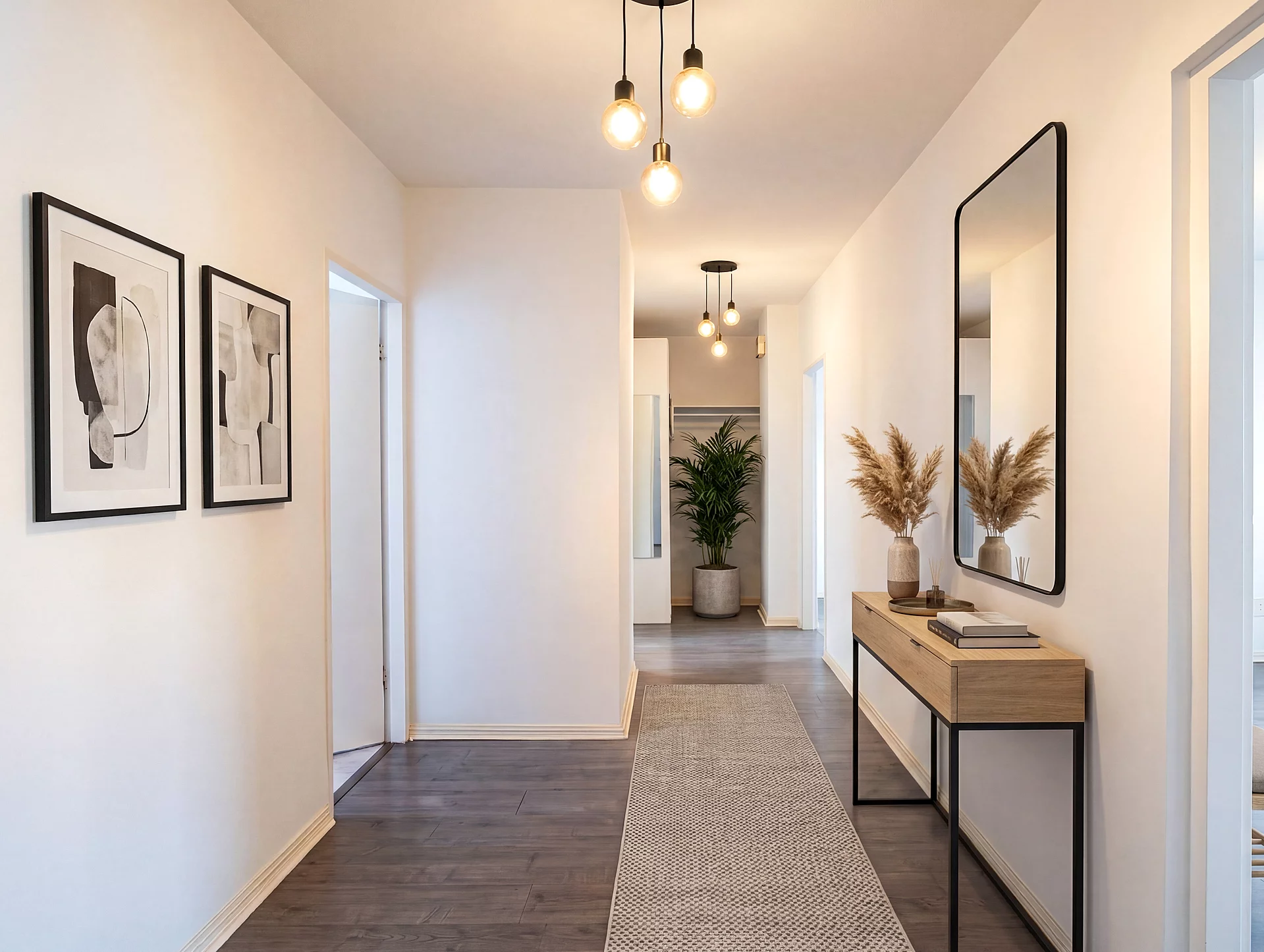entrance staged