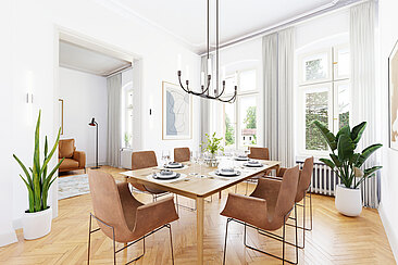 Visualisierung Esszimmer
