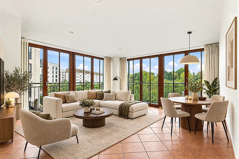 Wohnzimmer gestagt