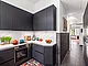 Staged kitchen