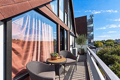 balcony staged