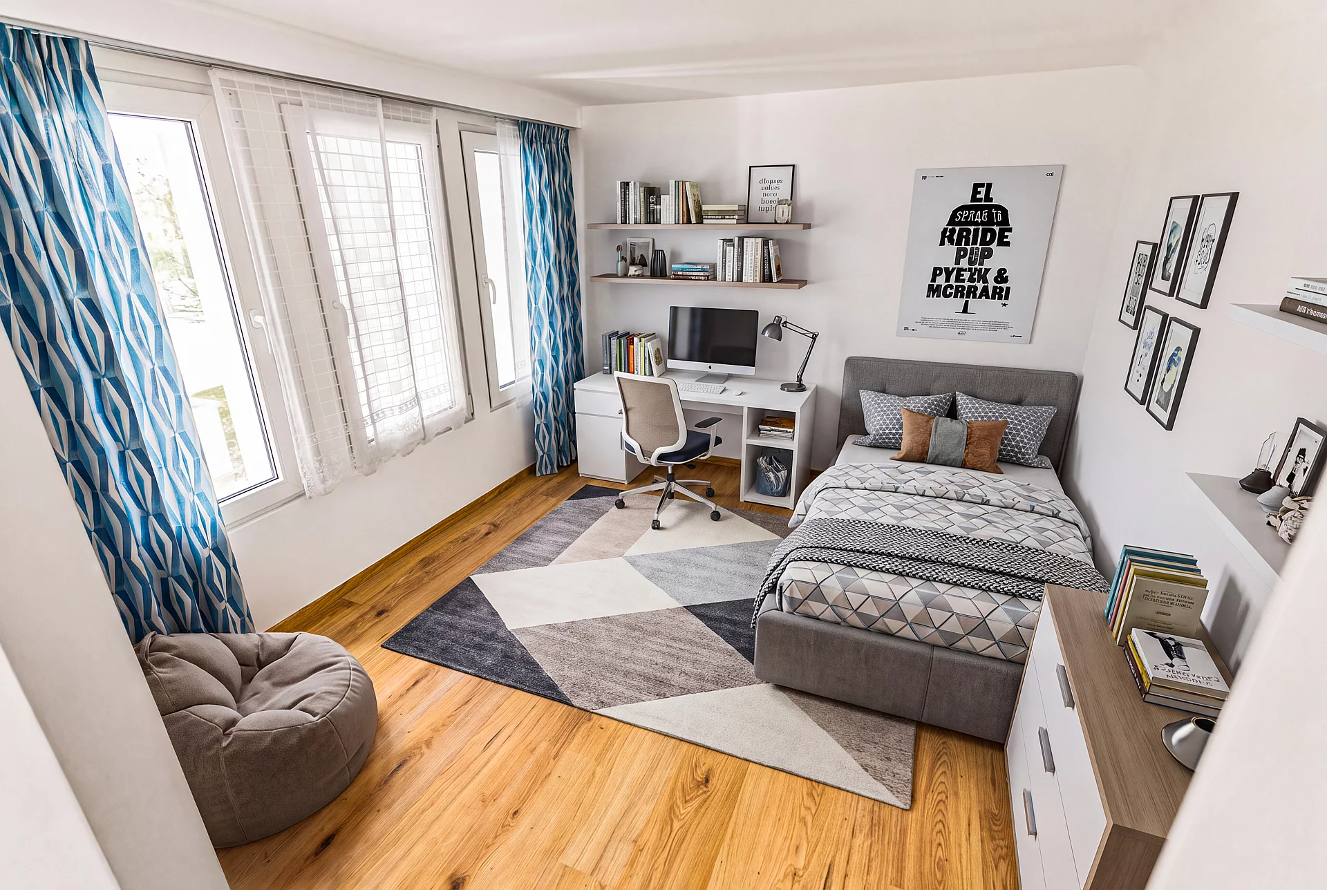 Staged kidsroom