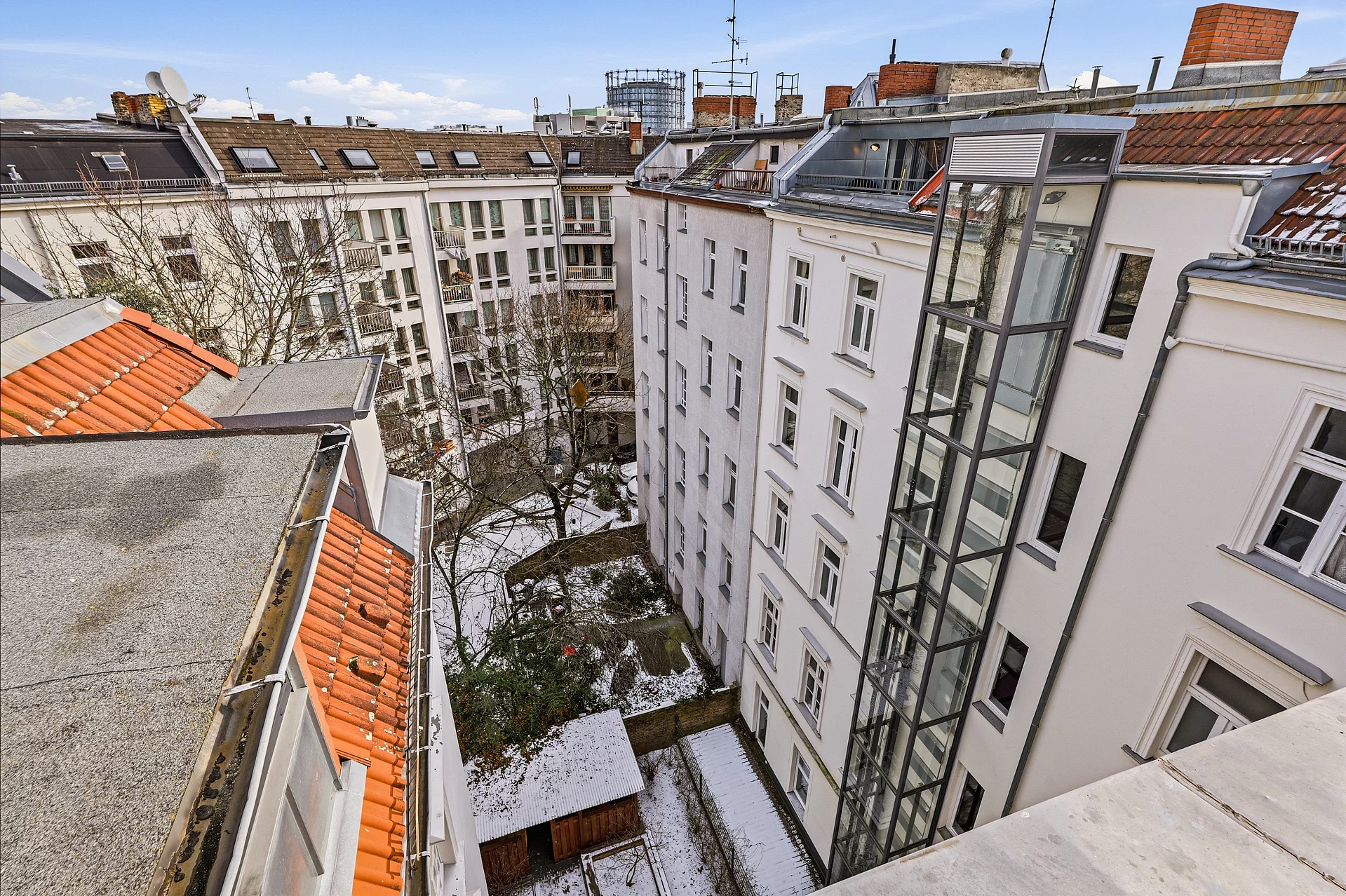 Ausblick vom Schlafzimmer