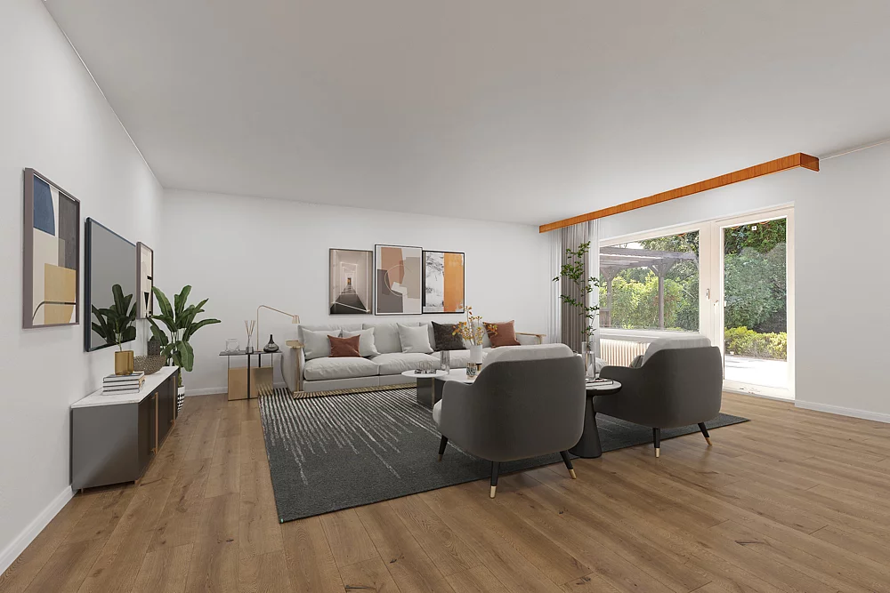 Wohnzimmer virtuell