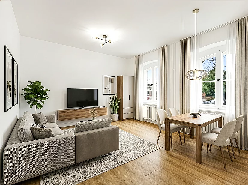 Wohnzimmer Homestaging