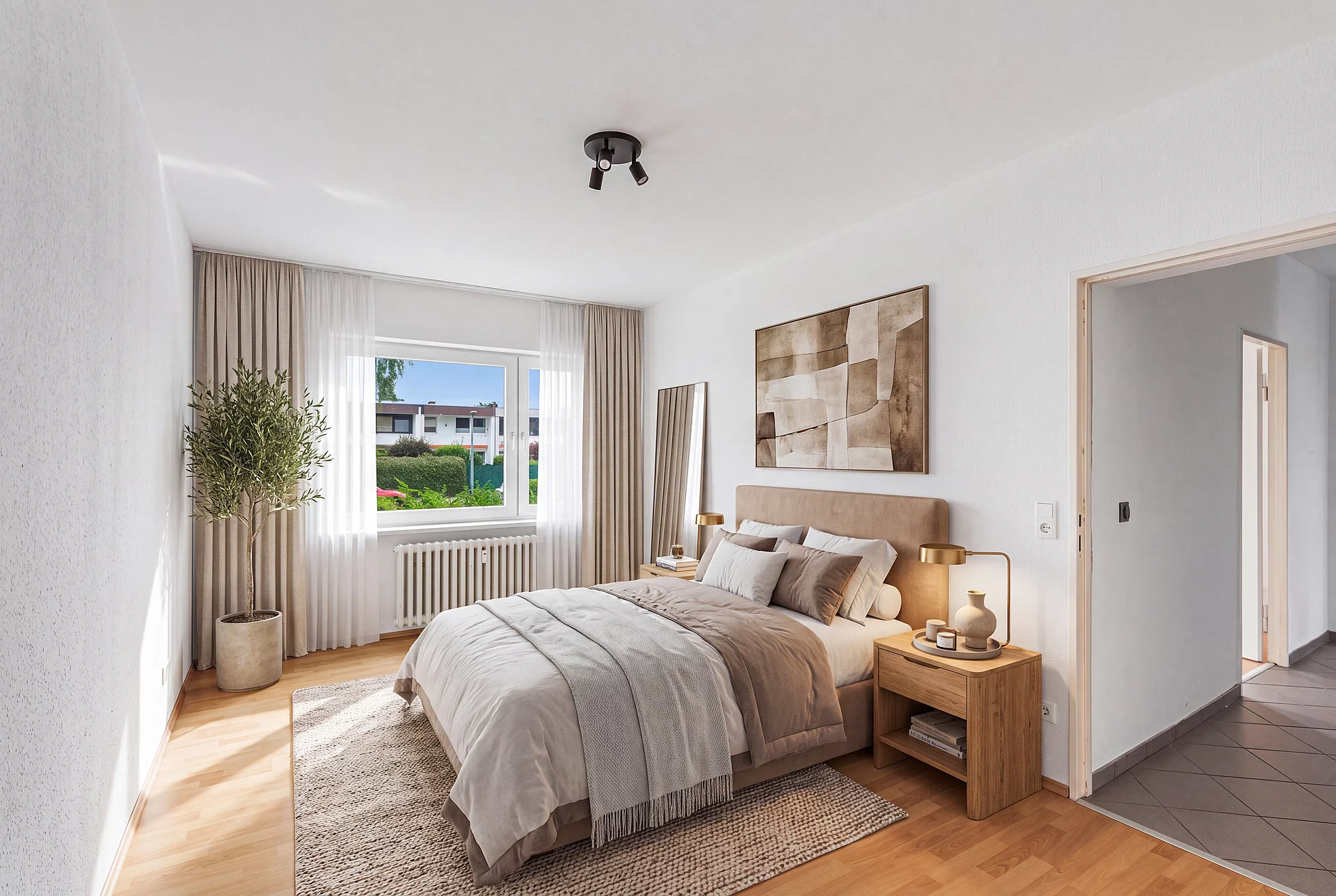 Schlafzimmer 1 staged