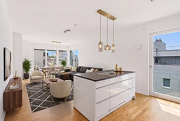 staged Wohnzimmer
