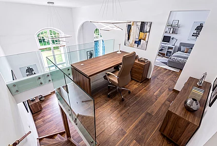 Staged office