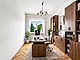 Staged office room