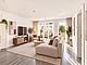 Wohnzimmer staged