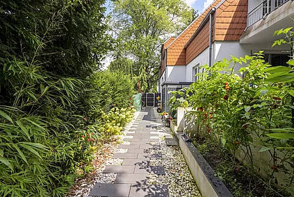 Zugang zum eigenen Garten