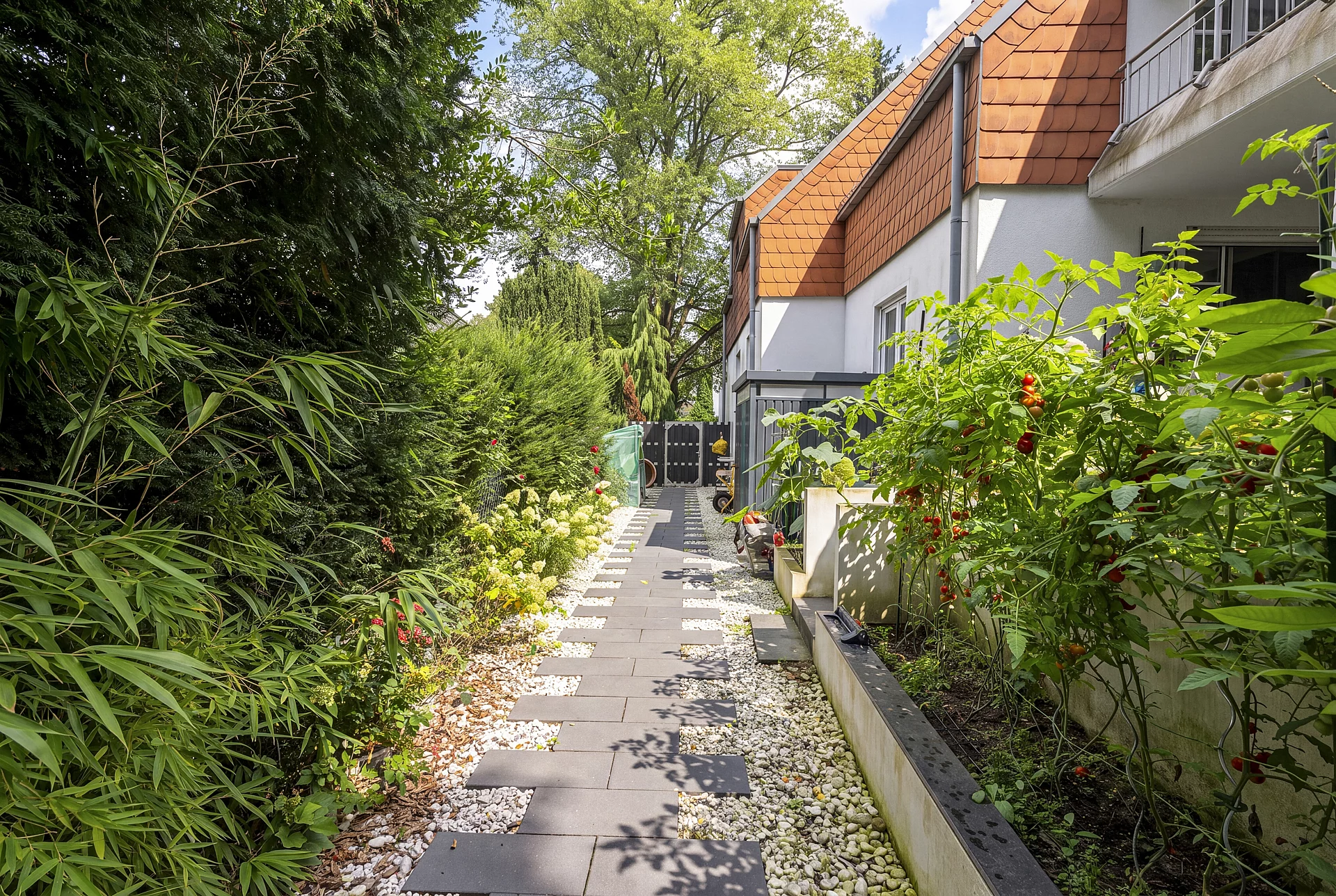 Zugang zum eigenen Garten