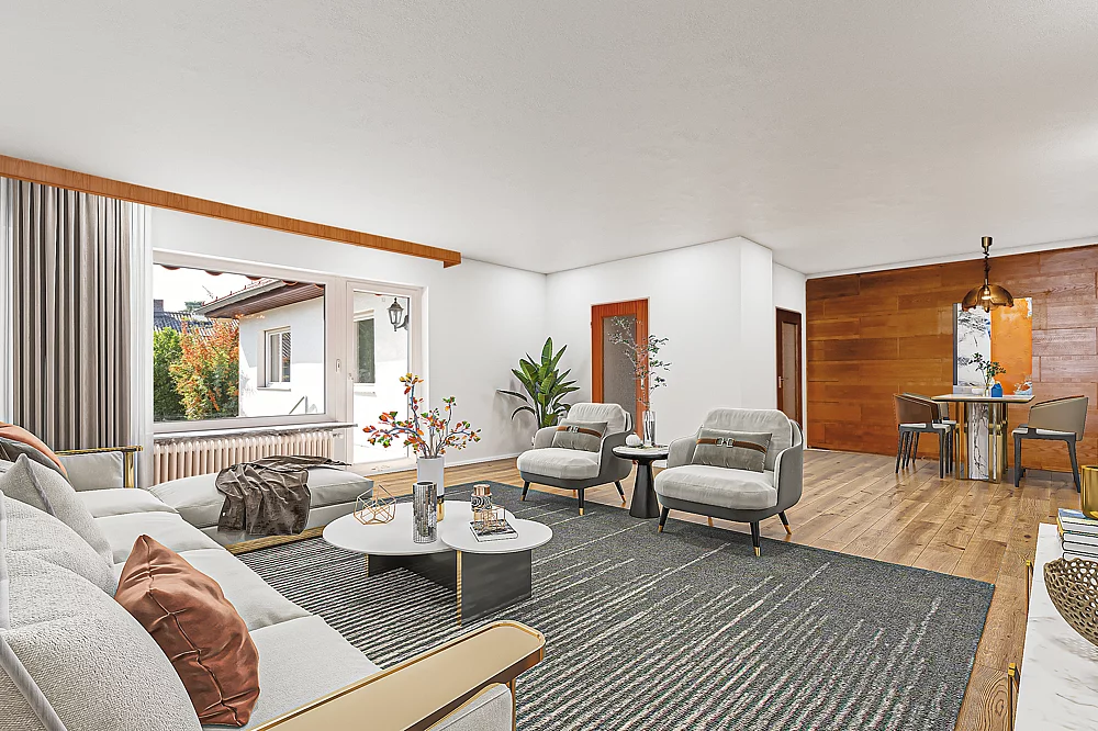 Wohnzimmer virtuell