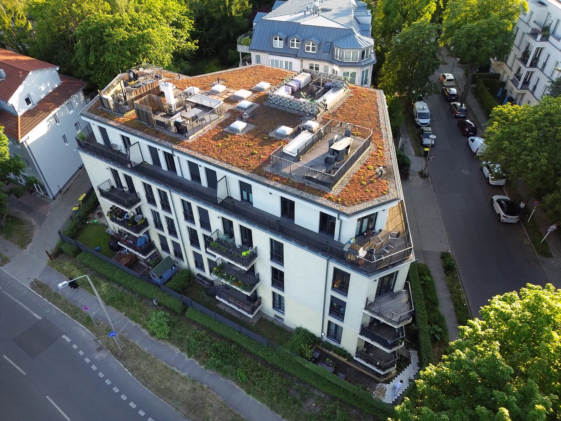 Drohne Wohnhaus