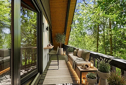 Loggia staged
