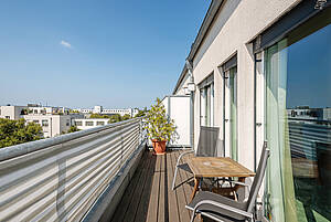 Wohnzimmer - Balkon Penthouse Ebene