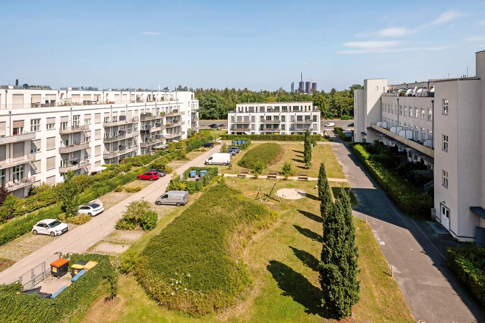 Ausblick Balkon